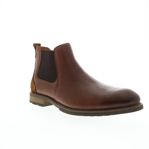 Florsheim Cabin Gore Boot 11781-205-D Mens Brown Leather Chelsea Boots