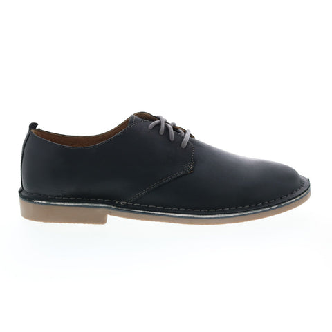 Florsheim Gannon Plain Oxford 11810-010 Mens Black Leather Plain Toe Shoes