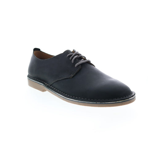 Florsheim Gannon Plain Oxford 11810-010 Mens Black Leather Plain Toe Shoes