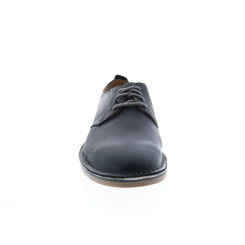 Florsheim Gannon Plain Oxford 11810-010 Mens Black Leather Plain Toe Shoes