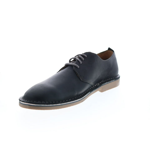Florsheim Gannon Plain Oxford 11810-010 Mens Black Leather Plain Toe Shoes