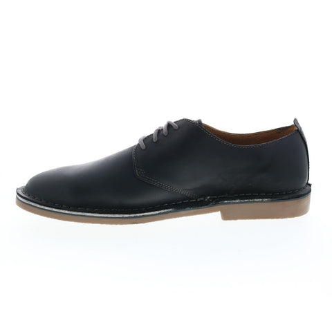 Florsheim Gannon Plain Oxford 11810-010 Mens Black Leather Plain Toe Shoes