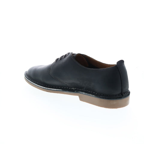 Florsheim Gannon Plain Oxford 11810-010 Mens Black Leather Plain Toe Shoes