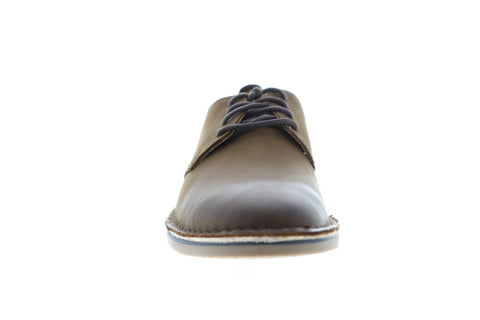 Florsheim Gannon Plain Toe 11810-239 Mens Brown Leather Low Top Oxfords Shoes