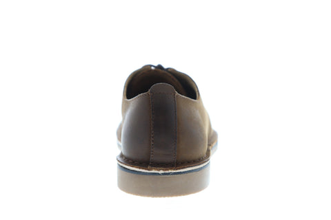 Florsheim Gannon Plain Toe 11810-239 Mens Brown Leather Low Top Oxfords Shoes