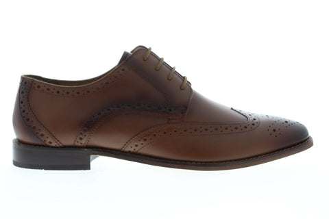 Florsheim Finley II Wingtip Oxford 11837-221 Mens Brown Dress Oxfords Shoes