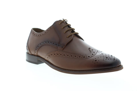 Florsheim Finley II Wingtip Oxford 11837-221 Mens Brown Dress Oxfords Shoes