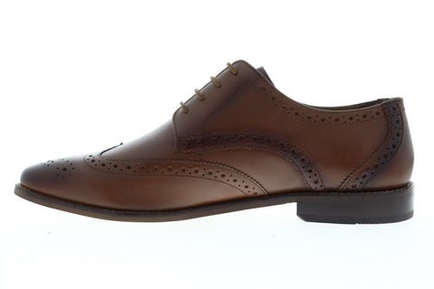 Florsheim Finley II Wingtip Oxford 11837-221 Mens Brown Dress Oxfords Shoes