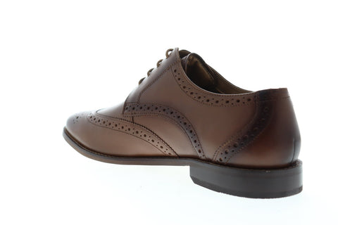 Florsheim Finley II Wingtip Oxford 11837-221 Mens Brown Dress Oxfords Shoes