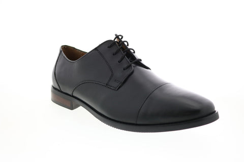 Florsheim Matera 11840-001 Mens Black Leather Oxfords & Lace Ups Cap Toe Shoes