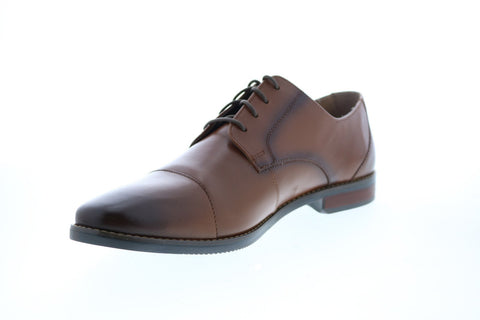 Florsheim Matera 11840-221 Mens Brown Leather Oxfords & Lace Ups Cap Toe Shoes