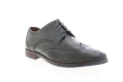Florsheim Matera II Wing 11878-020 Mens Gray Leather Wingtip Oxfords Shoes