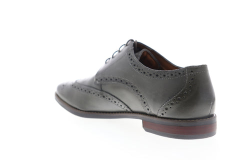 Florsheim Matera II Wing 11878-020 Mens Gray Leather Wingtip Oxfords Shoes