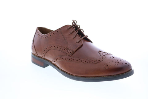 Florsheim Matera II 11878-257 Mens Brown Leather Oxfords & Lace Ups Wingtip & Brogue Shoes