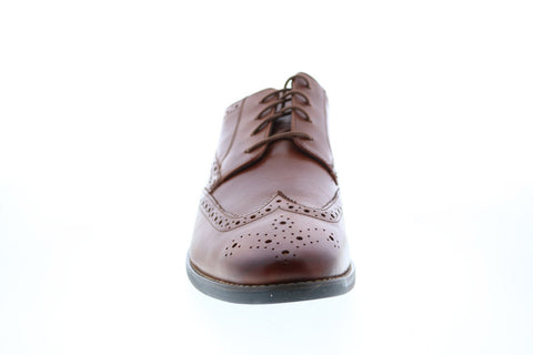 Florsheim Matera II 11878-257 Mens Brown Leather Oxfords & Lace Ups Wingtip & Brogue Shoes