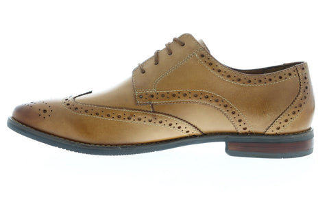 Florsheim Matera II Wing 11878-280 Mens Tan Leather Dress Oxfords Shoes
