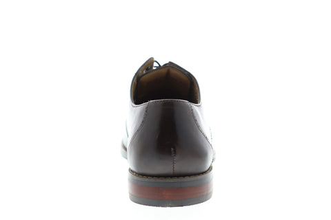 Florsheim Matera II Cap 11879-200 Mens Brown Leather Cap Toe Oxfords Shoes