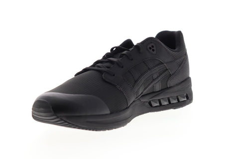 Asics Gel Saga Sou 1191A004-004 Mens Black Canvas Low Top Sneakers Shoes