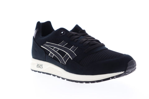 Asics Gel Saga 1191A125-001 Mens Black Mesh Lace Up Low Top Sneakers Shoes