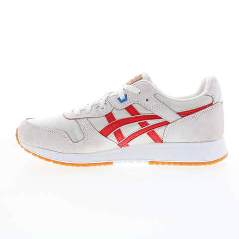 Asics Lyte Classic 1191A333-100 Mens Red Leather Lifestyle Sneakers Shoes