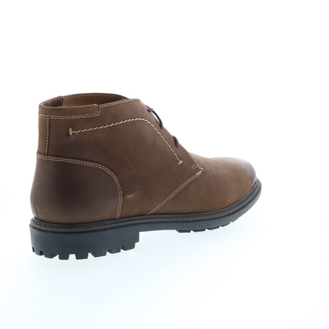 Florsheim Field Chukka 11927B-215-M Mens Brown Leather Lace Up Chukkas Boots