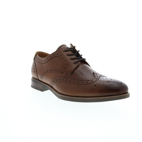 Florsheim Upscale Wingtip Oxford Mens Brown Leather Wingtip & Brogue Shoes