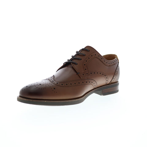 Florsheim Upscale Wingtip Oxford Mens Brown Leather Wingtip & Brogue Shoes