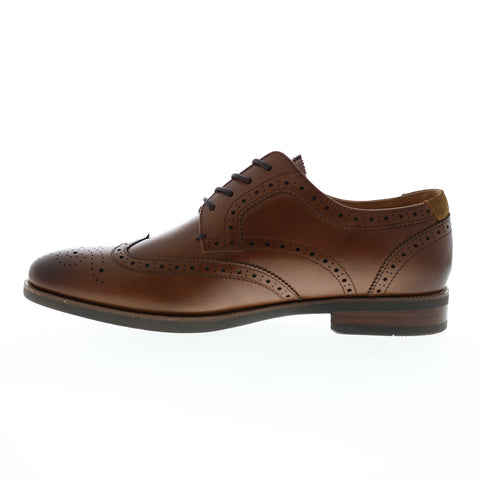 Florsheim Upscale Wingtip Oxford Mens Brown Leather Wingtip & Brogue Shoes