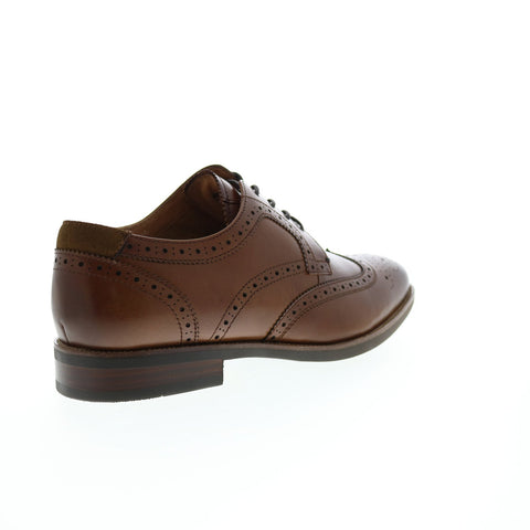 Florsheim Upscale Wingtip Oxford Mens Brown Leather Wingtip & Brogue Shoes