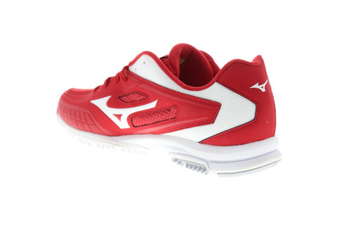 Mizuno Players Trainer Mens Red Mesh & Synthetic Athletic Training Shoes