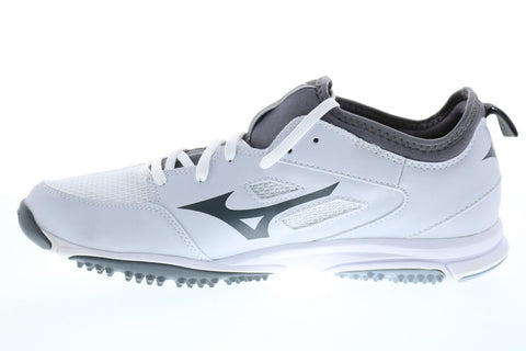 Mizuno Players Trainer 2 11GT175001 Mens White Athletic Baseball Shoes