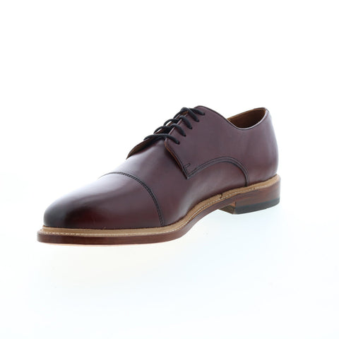 Florsheim Annuity Mens Burgundy Leather Oxfords & Lace Ups Cap Toe Shoes