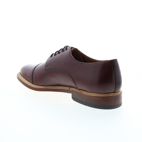 Florsheim Annuity Mens Burgundy Leather Oxfords & Lace Ups Cap Toe Shoes