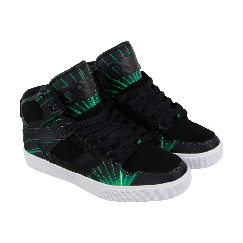 Osiris NYC 83 VULC 1224 2468 Mens Black Leather Lace Up Skate Sneakers ...