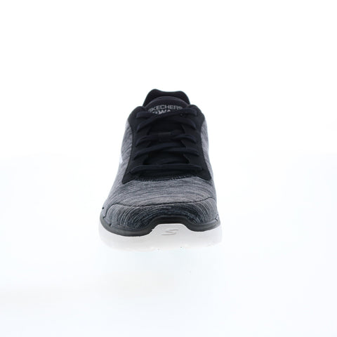 Skechers Go Walk 6 Magic Melody 124506 Womens Black Lifestyle Sneakers Shoes