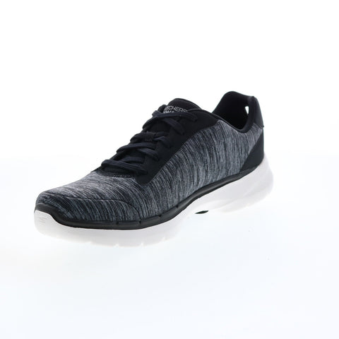 Skechers Go Walk 6 Magic Melody 124506 Womens Black Lifestyle Sneakers Shoes