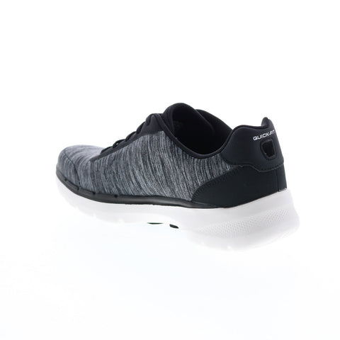 Skechers Go Walk 6 Magic Melody 124506 Womens Black Lifestyle Sneakers Shoes