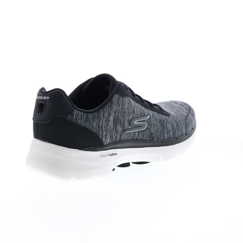 Skechers Go Walk 6 Magic Melody 124506 Womens Black Lifestyle Sneakers Shoes