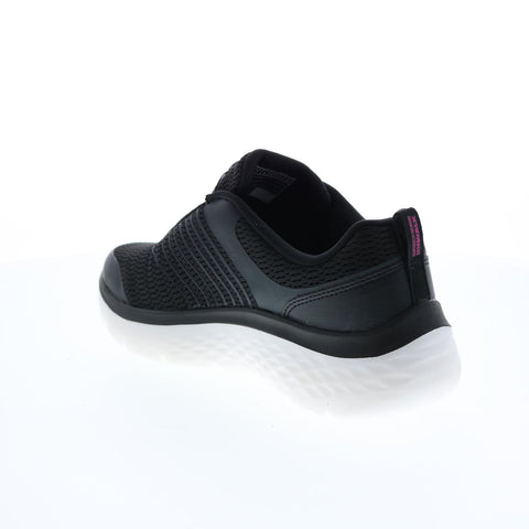 Skechers Go Walk Hyper Burst 124594 Womens Black Athletic Walking Shoes