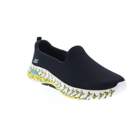 Skechers Go Walk Arch Fit Green Belly Dr. Seuss Womens Black Athletic Shoes