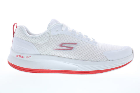 Skechers GOrun Pulse Validate 128077 Womens White Mesh Athletic Running Shoes