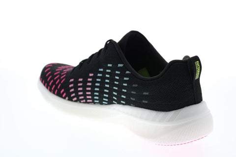Skechers Go Run Hyper Burst Solar View Womens Black Athletic Running Shoes