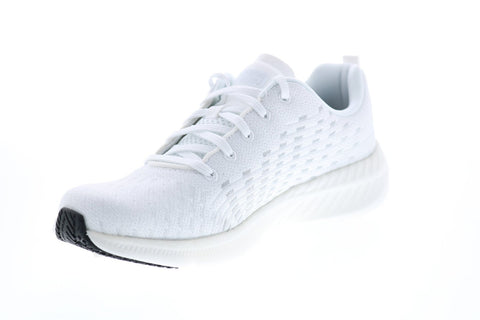 Skechers Go Run Hyper Burst Solar View Womens White Athletic Running Shoes