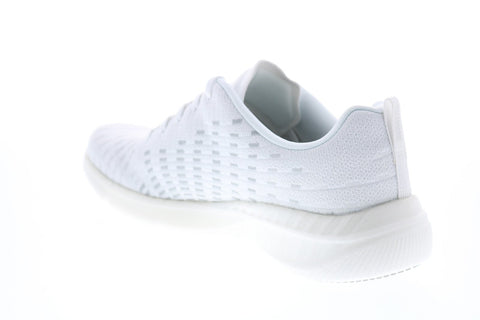 Skechers Go Run Hyper Burst Solar View Womens White Athletic Running Shoes