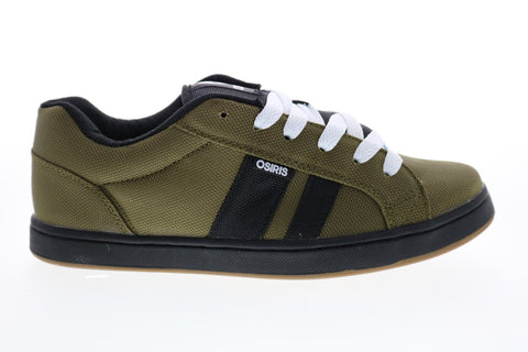 Osiris Loot 1282 2713 Mens Green Canvas Skate Inspired Sneakers Shoes