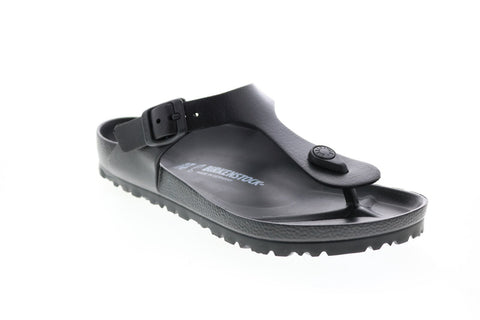 Birkenstock Gizeh EVA 128201 Mens Black Synthetic Flip-Flops Sandals Shoes