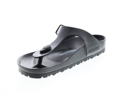 Birkenstock Gizeh EVA 128201 Mens Black Synthetic Flip-Flops Sandals Shoes