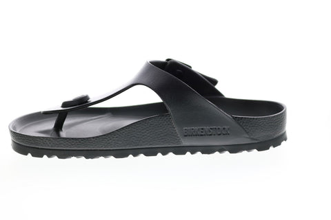 Birkenstock Gizeh EVA 128201 Mens Black Synthetic Flip-Flops Sandals Shoes