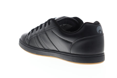 Osiris Loot 1282 115 Mens Black Leather Skate Sneakers Shoes