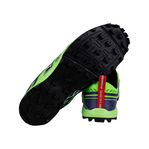 Salming Elements86036-6604 Mens Green Mesh Low Top Athletic Gym Running Shoes